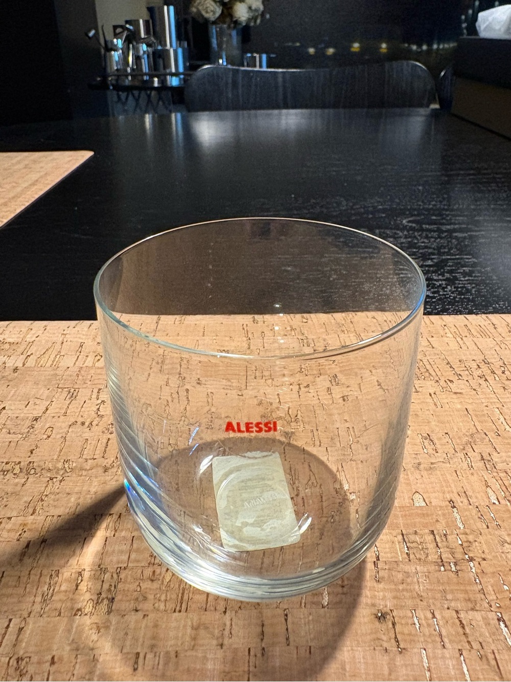 NIB set 4 crystalline water glasses All-Time collection by A di Alessi